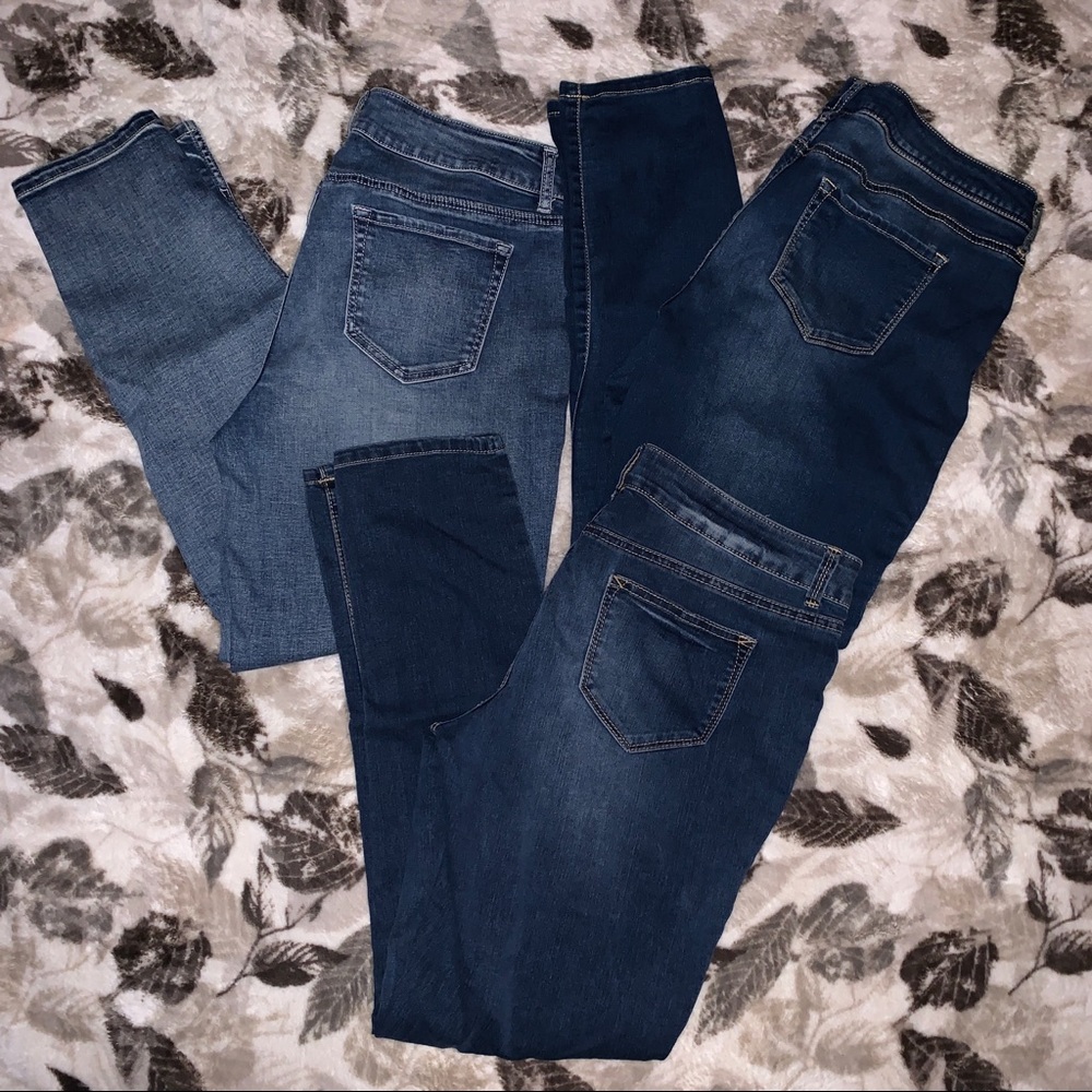 Maurices Skinny Jeans Bundle of 3 Large Regular